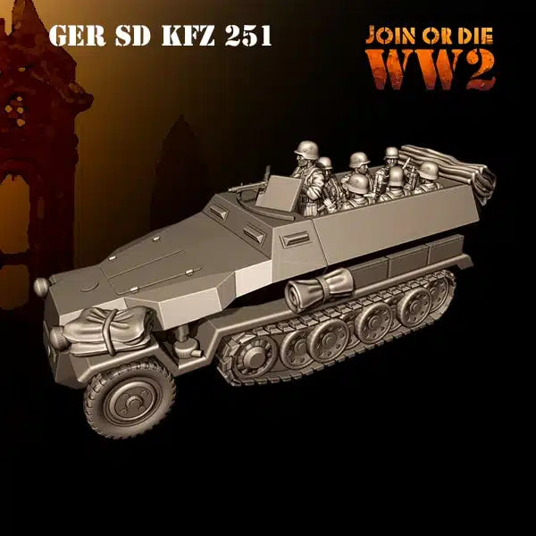 28mm German SD KFZ 251