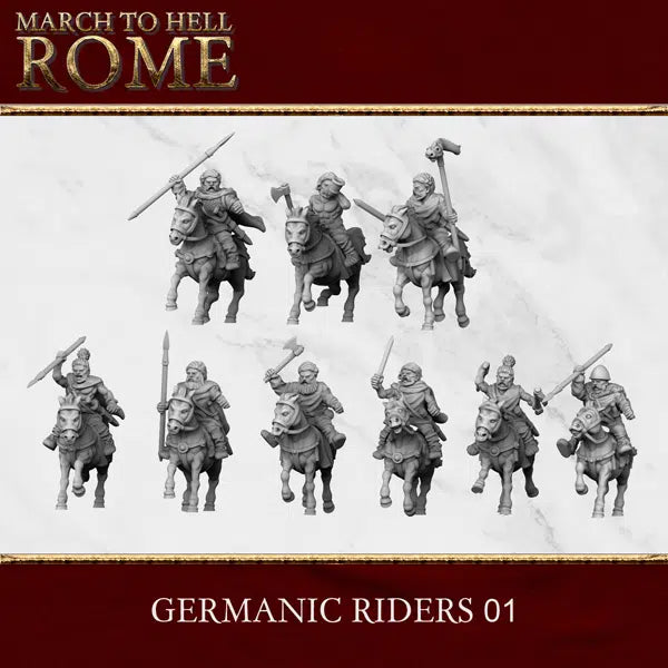 28mm Germanic Cavalry