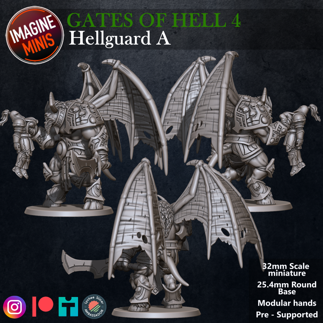 Role-Playing Miniatures - Hellguard A