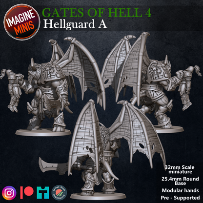 Role-Playing Miniatures - Hellguard A
