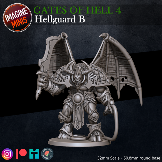 Role-Playing Miniatures - Hellguard B