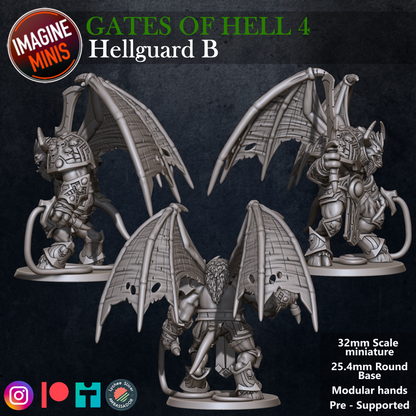 Role-Playing Miniatures - Hellguard B