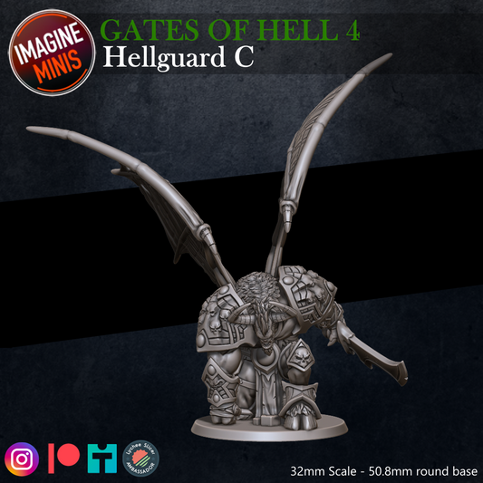 Role-Playing Miniatures - Hellguard C