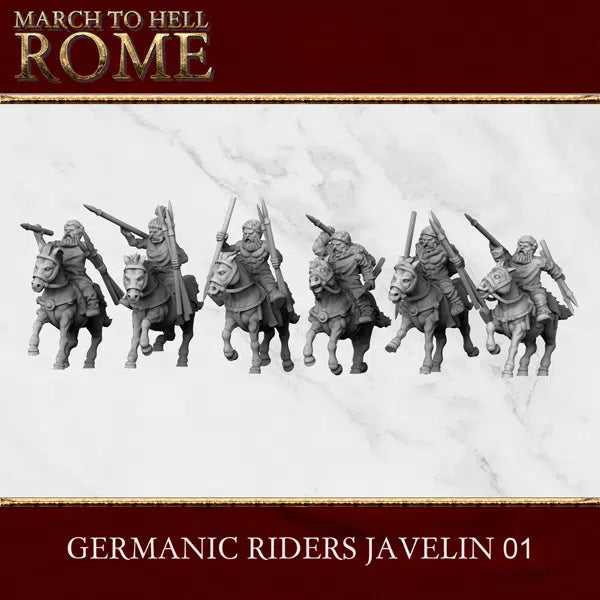 15mm Germanic Cavalry with Javelins