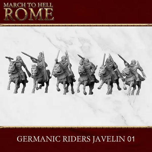 28mm Germanic Cavalry with Javelins
