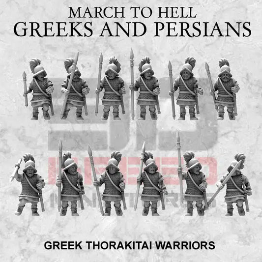 28mm Thorakitai Warriors