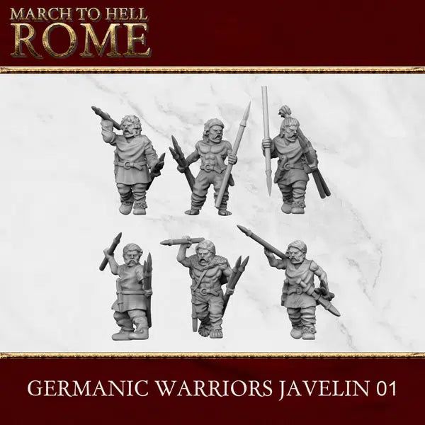 28mm Germanic Warriors with Javelins