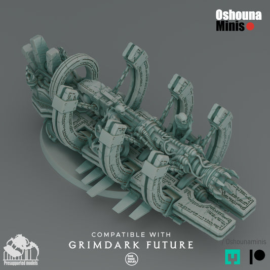 28mm Doomed Empire - Gong Cannon