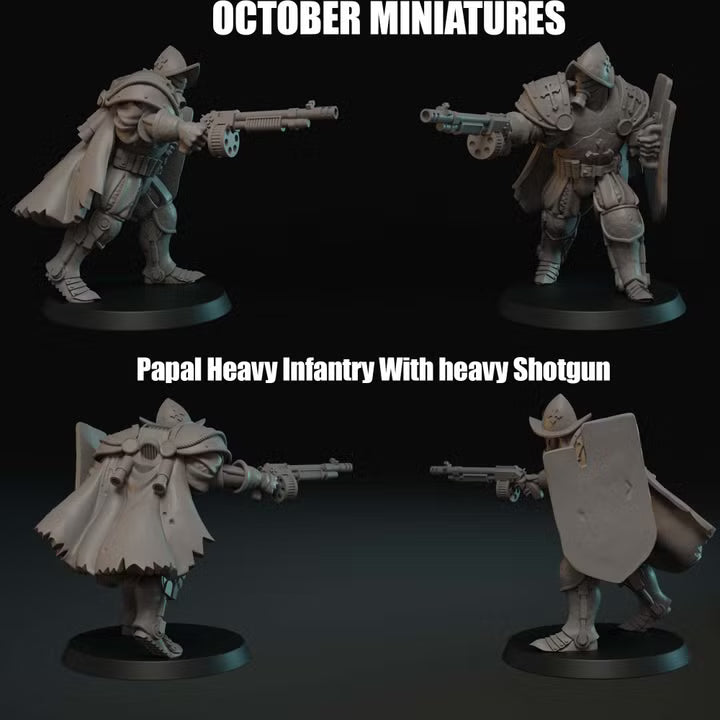 PAPAL HEAVY WITH HEAVY SHOTGUN