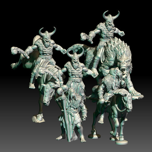28mm Hillmen Heroes