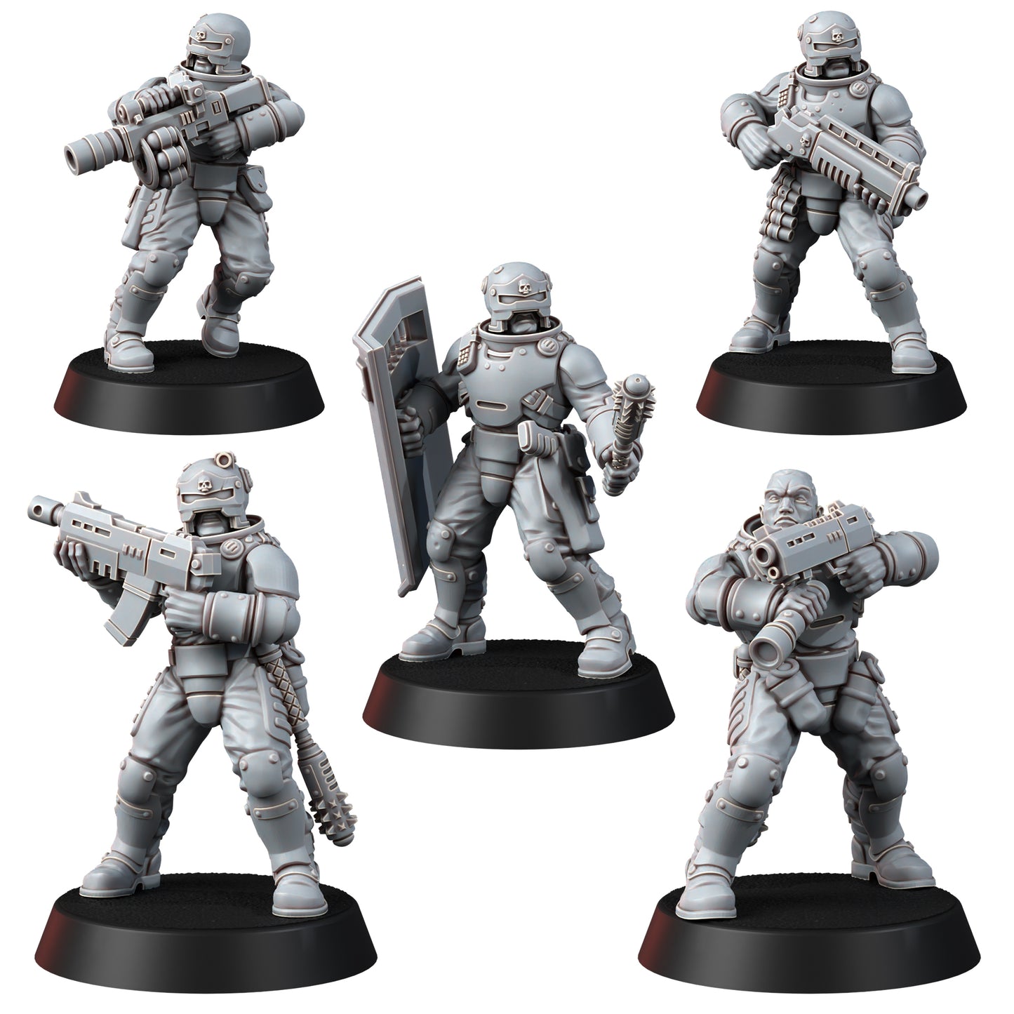 28mm Riot Police