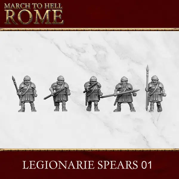 15mm Roman Legionnaires with Spears