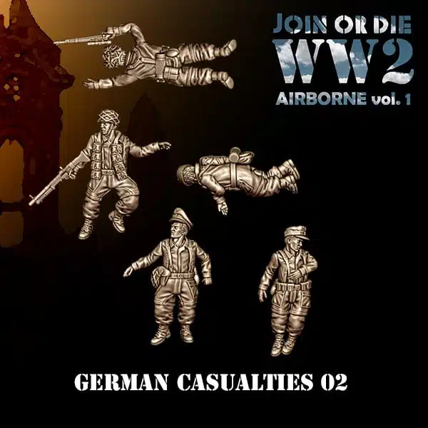 28mm German FALLSCHIRMJÄGER Casualties 02