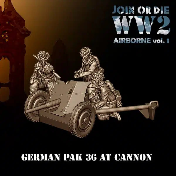 28mm German FALLSCHIRMJÄGER PaK 36