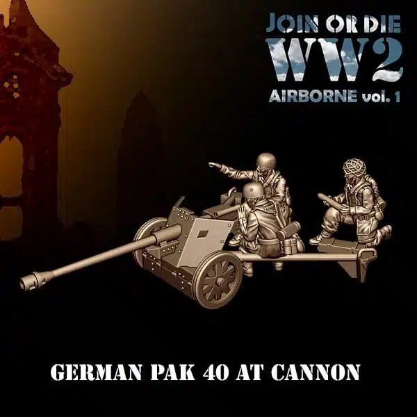 28mm German FALLSCHIRMJÄGER PaK 40