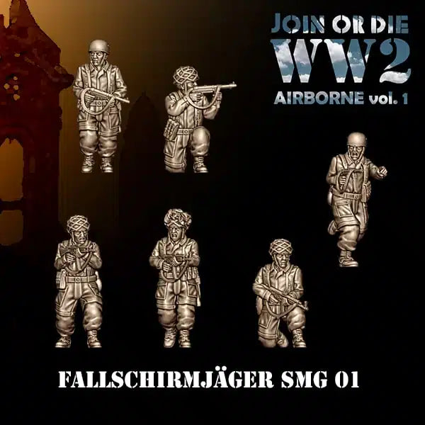 28mm German FALLSCHIRMJÄGER SMG 01
