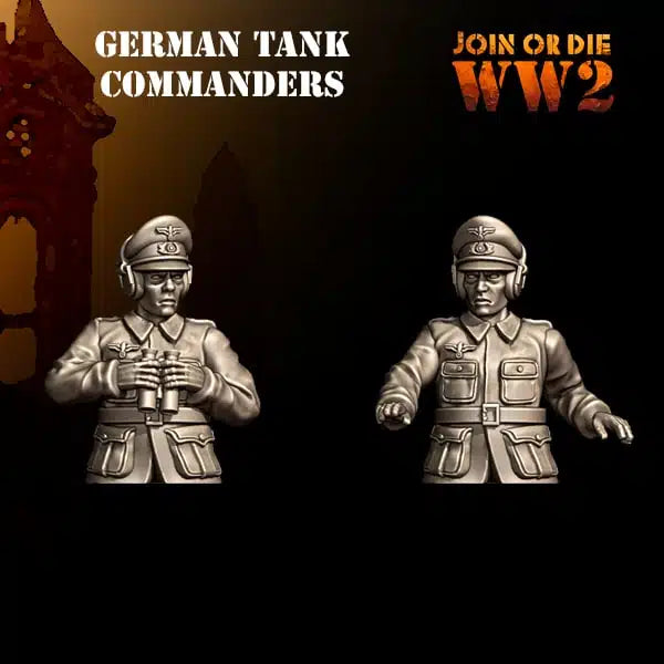 28mm German Tank Commanders