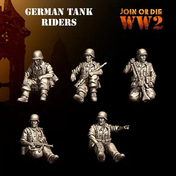 28mm German Tank Riders