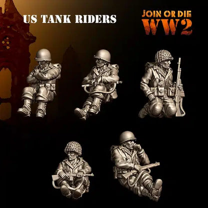 28mm US Army Tank Riders