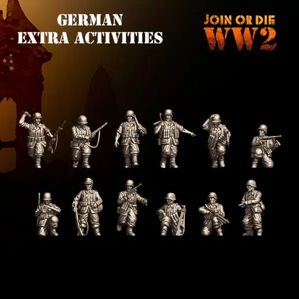 28mm German Extra Activities Poses