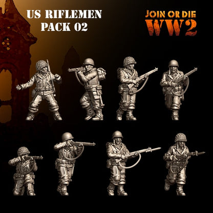 28mm US Army G.I. Riflemen Pack 2