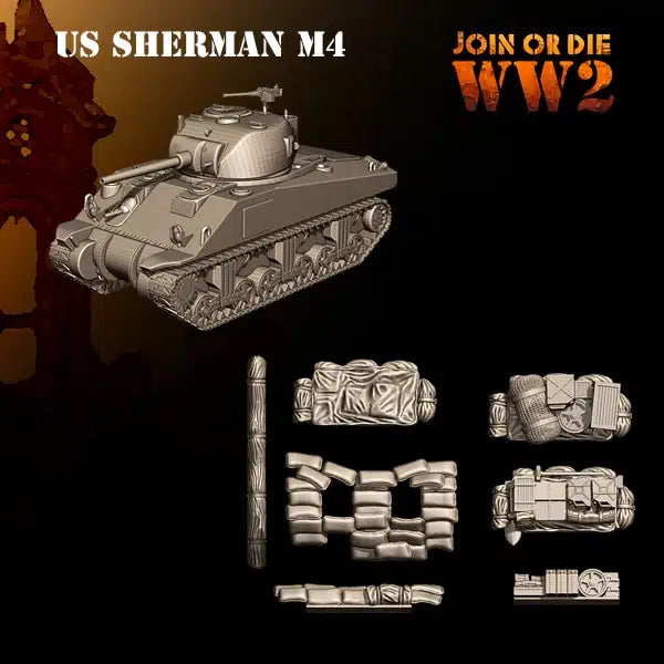 28mm US Army M4 Sherman