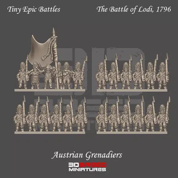 Battle of Lodi - 10mm Austrian Grenadiers