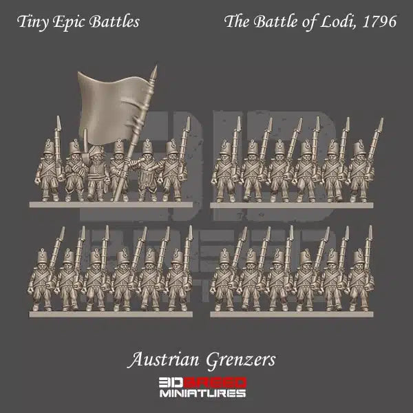 Battle of Lodi - 10mm Austrian Grenzers