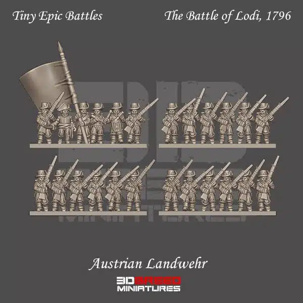 Battle of Lodi - 10mm Austrian Landwehr