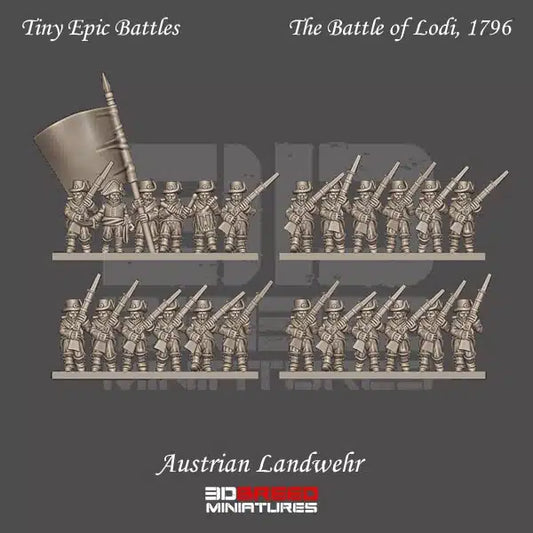 Battle of Lodi - 10mm Austrian Landwehr