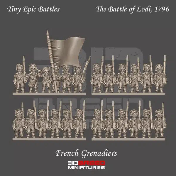 Battle of Lodi - 10mm French Grenadiers