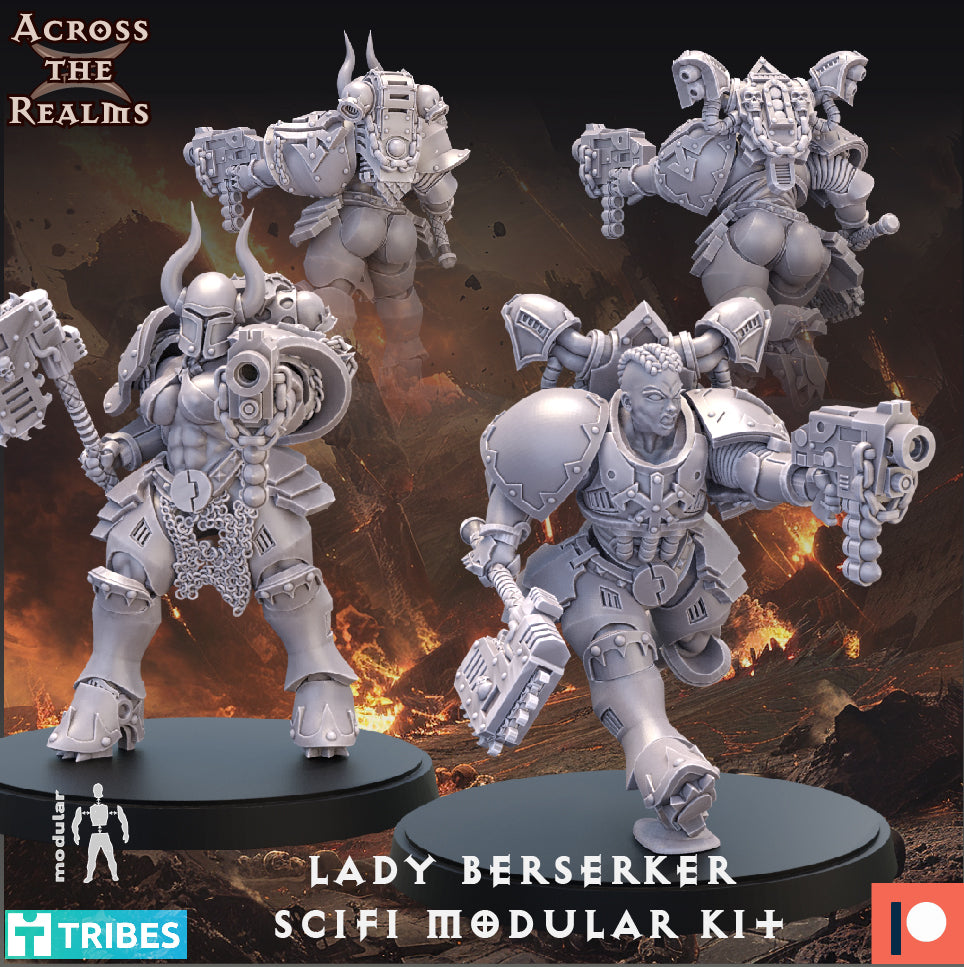 28mm Lady Berserkers