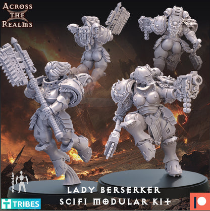 28mm Lady Berserkers