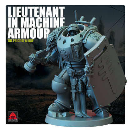 28mm Lieutenant in Machine Armour