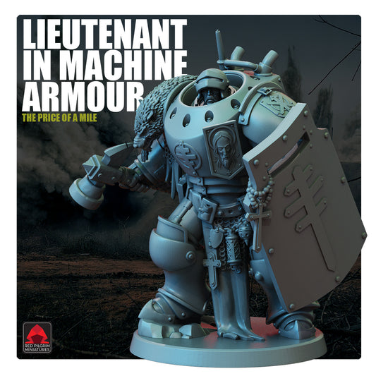 28mm Lieutenant in Machine Armour