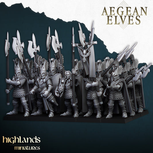 28mm Mycenaean Guard - Aegean Elves