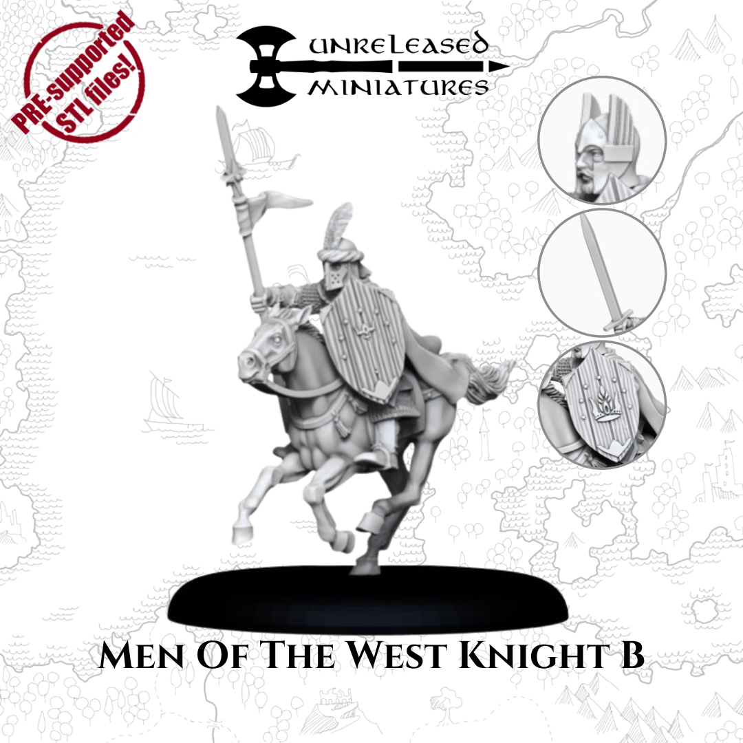 28mm Men of the West Knight B