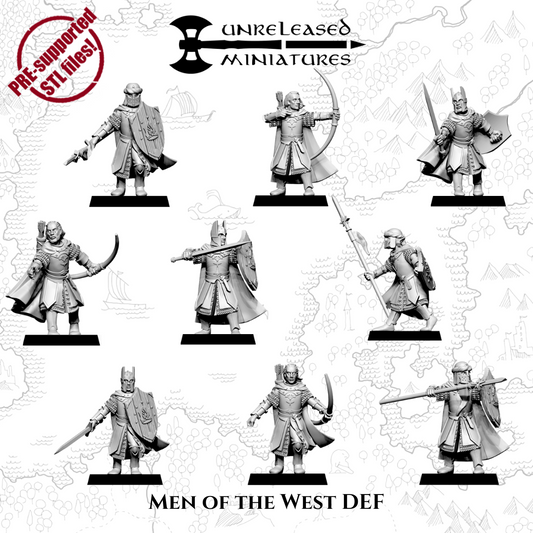 28mm Men of the West DEF