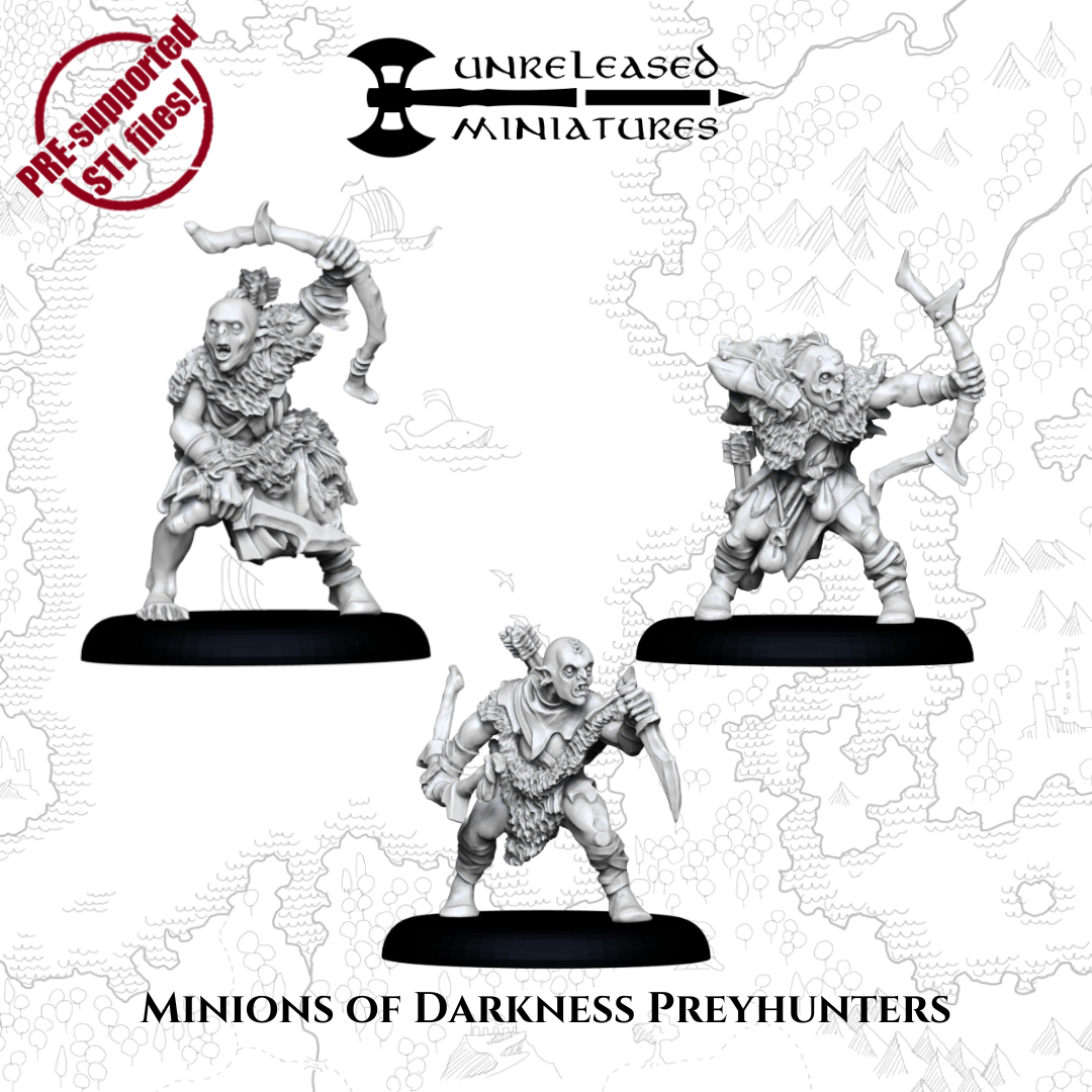 28mm Minions of Darkness Prey Hunters