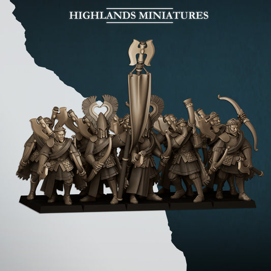 28mm Nemean Lions with Bows - Aegean Elves