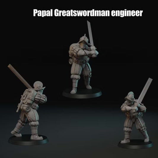 PAPAL ENGINEER WITH GREATSWORD