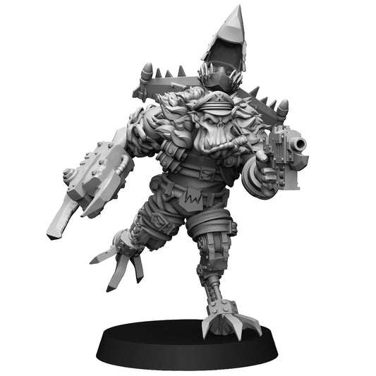 28mm Orc Jetpack Boss with Claw