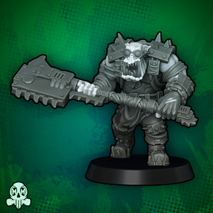 28mm Orc Serg with Eavy Chainaxe