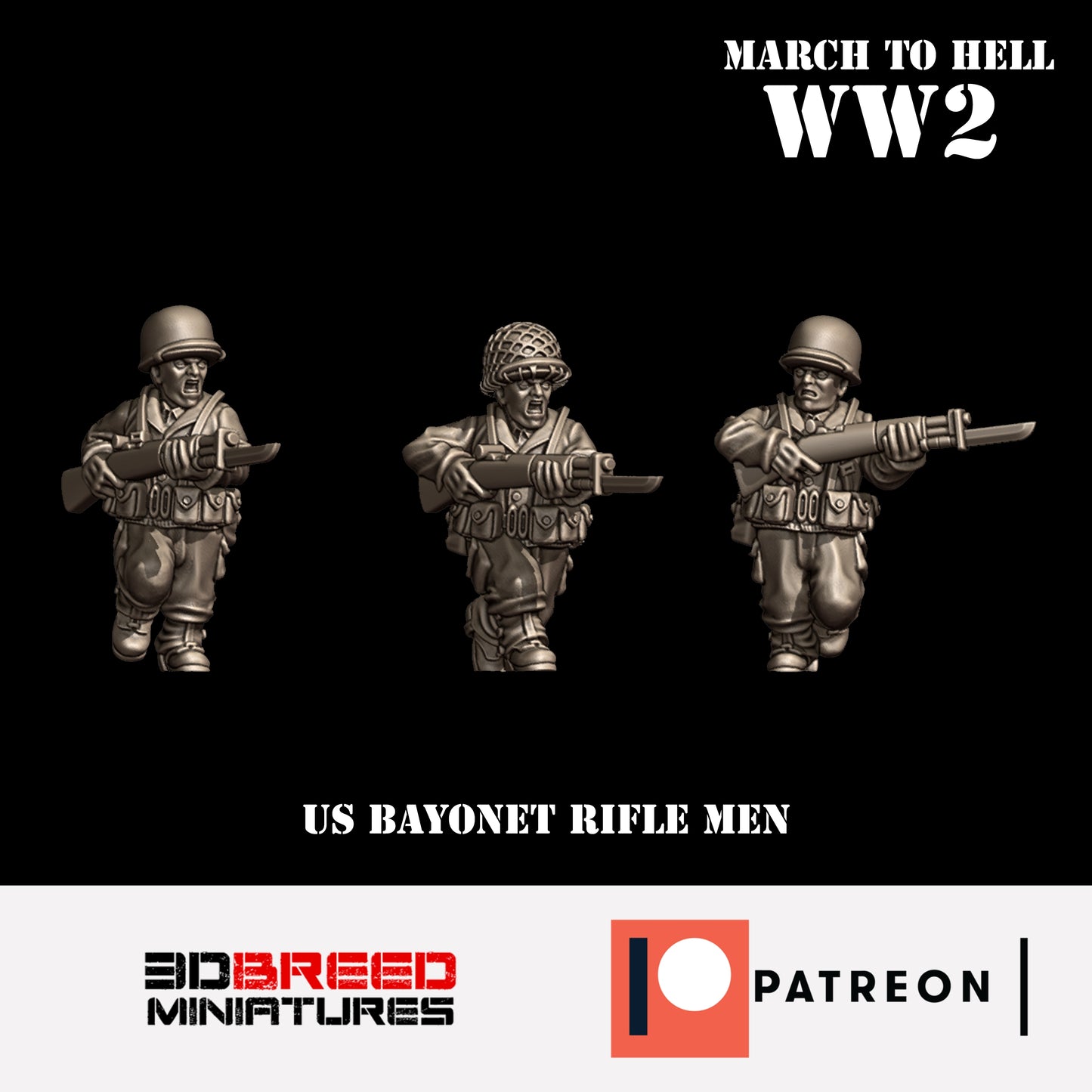 US Riflemen w/Bayonets Pack 1