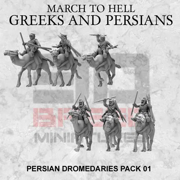 15mm Dromedaries Raiders