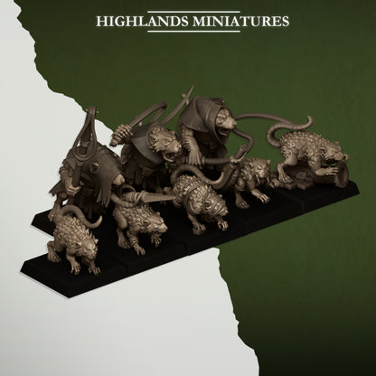 28mm Vermin Pack with Masters - Sewer Vermin