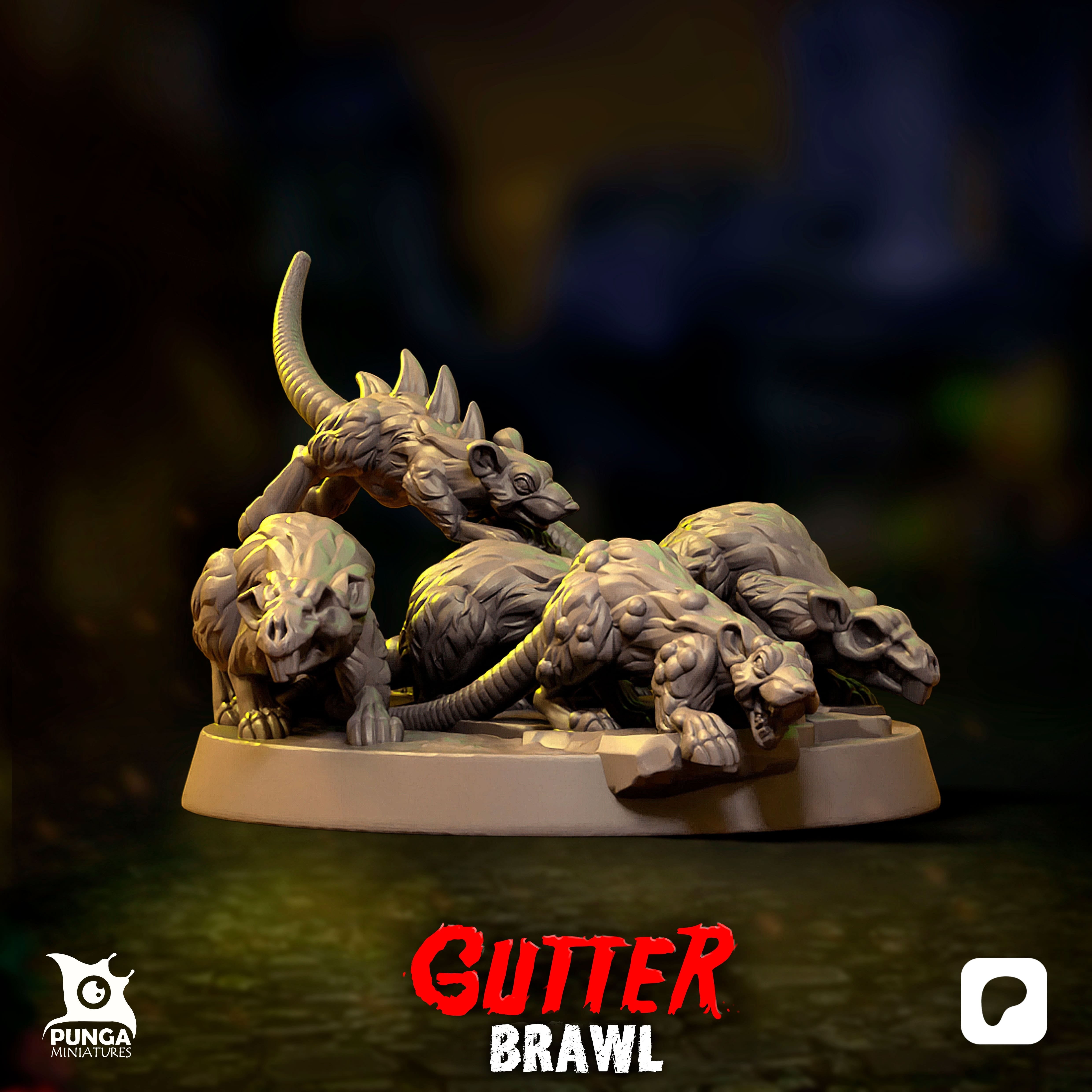 28mm Rat swarm – Proxy Wargaming Aus