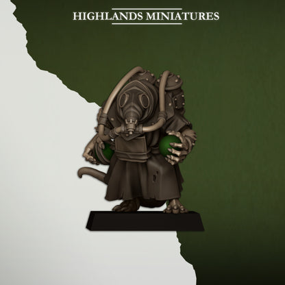 28mm Sewer Poison Porters - Sewer Vermin