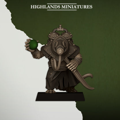 28mm Sewer Poison Porters - Sewer Vermin