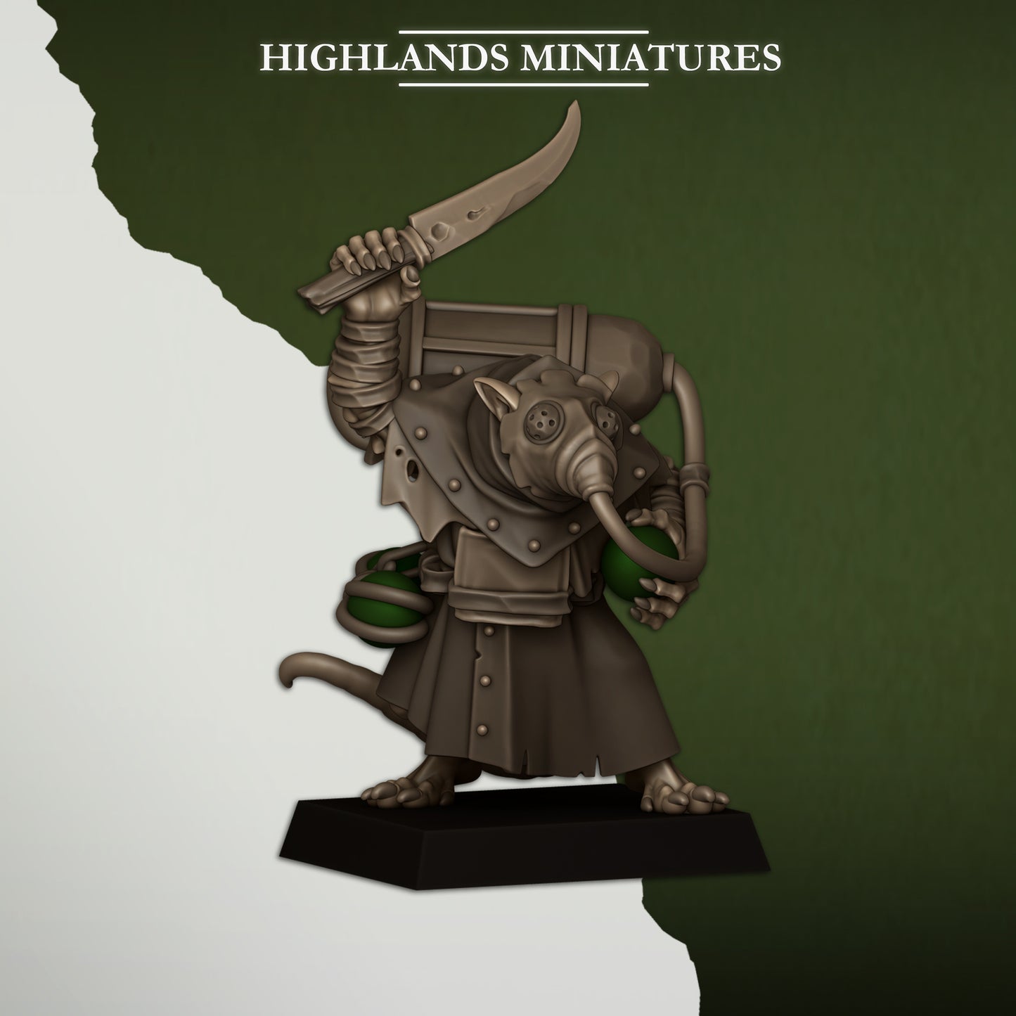 28mm Sewer Poison Porters - Sewer Vermin